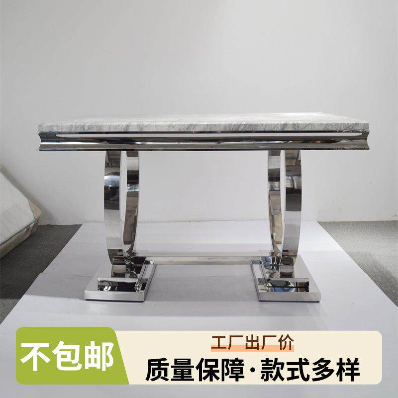 A8026 Daining 表集灰色大理石餐厅家具意式简约风 厂家现货餐桌