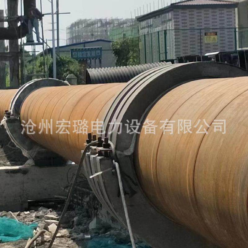 蛭石隔热滑动管托管道动聚氨酯滑支架管夹支座西DN800北院设计标