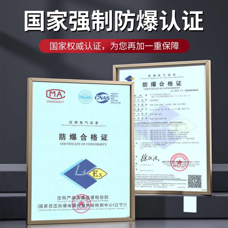 亚明低压led防爆灯工业仓库厂房加油站100w消防矿用隧道24v36v48v