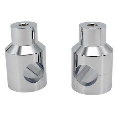 摩托车哈雷改装CAFE咖啡复古bobber chopper车把座 加高柱25MM