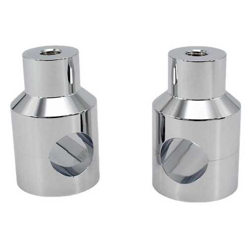 摩托车哈雷改装CAFE咖啡复古bobber chopper车把座 加高柱25MM