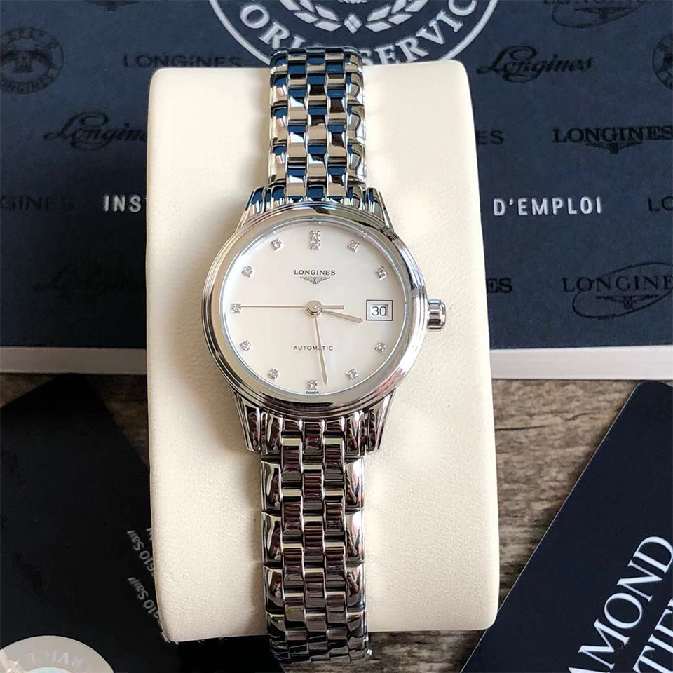 一口价98新浪琴L4.274.4.87.6手表女士表军旗全自动机械正品