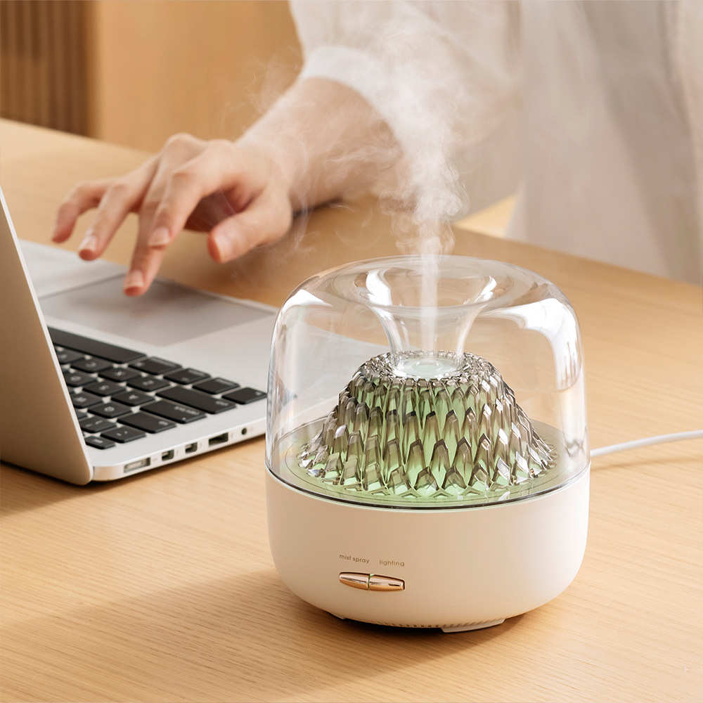 香薰机加湿器 雾化扩香机七彩灯光可调节家用卧室氛围灯礼品