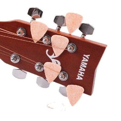 Ukulele Felt Picks 5 Pcs Felt Plectrum Guitar Bass Pick