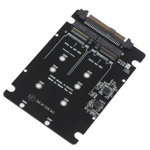 NVMe M.2 NGFF SSD转SFF-8639转接卡