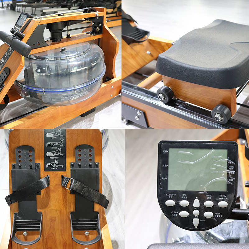 水阻划船机健身房商用可折叠划船器家用运动健身可调水阻划船机