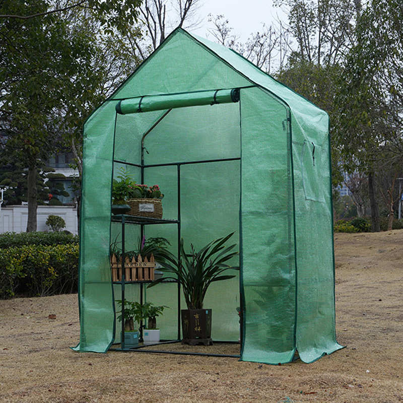批发户外3层防冻花房蔬菜花卉遮阳防雨保温花架棚庭院花园暖房