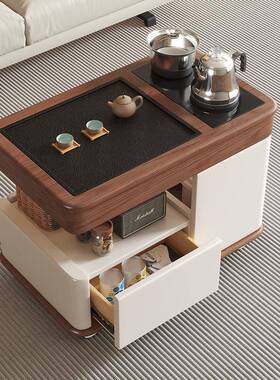 可动边几茶几客移厅家用阳台小水茶茶桌台烧HJJ壶泡茶一体沙发侧