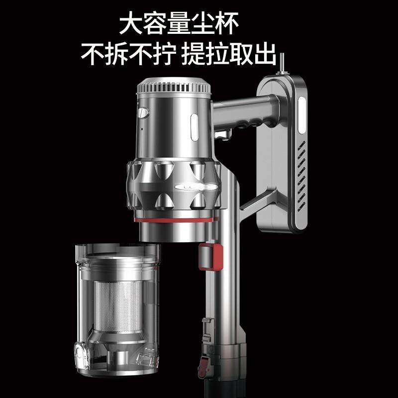 手持三档吸力调节挂壁无线便携式4合1吸尘机带拖布家车两用吸尘器