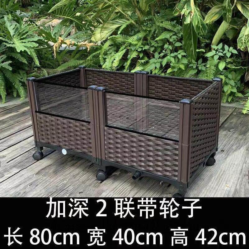 黄缘龟专用饲养箱陆龟半水龟缸生态造景箱 安缘台缘养殖箱