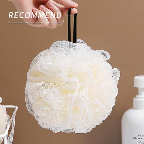 Large bath sponge ball that doesn't fall apart, perfect for