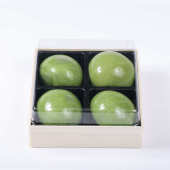 雪媚娘蛋黄酥透明打包盒 盒一次性烘焙包装 4粒装 木盒子青团包装