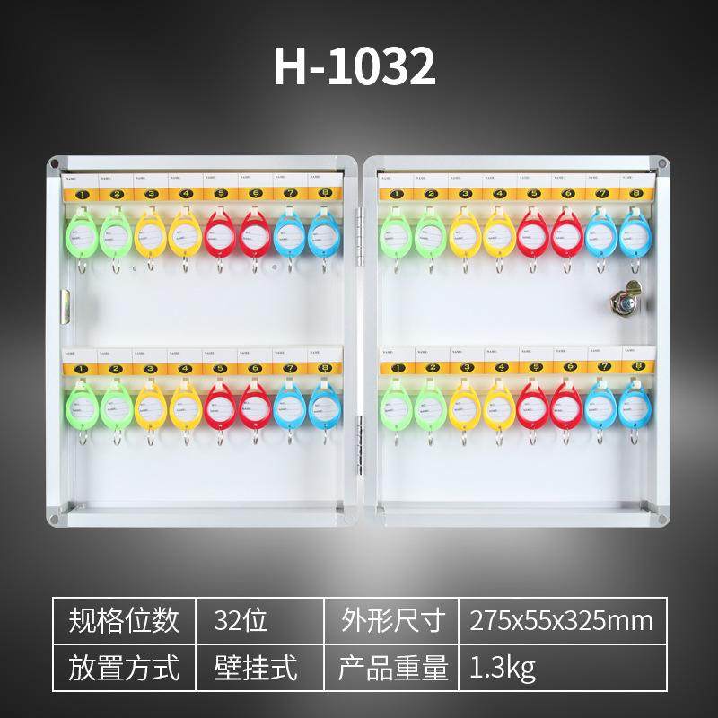 钥匙箱壁挂式管理盒房产中介汽车分类柜收纳锁匙箱挂墙神器盒门口