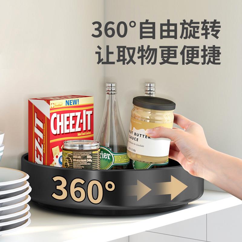 厨房旋旋转置物转调料架台层三多功能置物架橱面柜转多层收纳架角