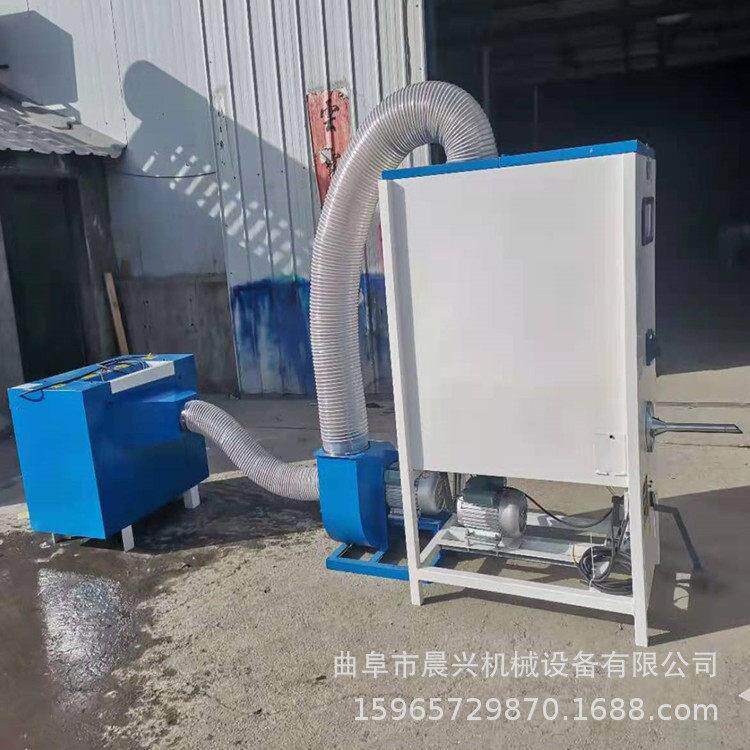 三维螺丝棉开松充装机 狗窝纤维棉填充机 玩具坐垫均可适用