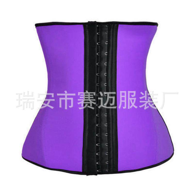 新款直销欧美宫廷女腰封收腹带腰围训练排扣腰带运动塑身塑腰可调