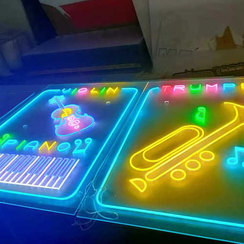 发光ledled创意酒吧氛围灯霓虹灯招牌灯爆红字网款造型