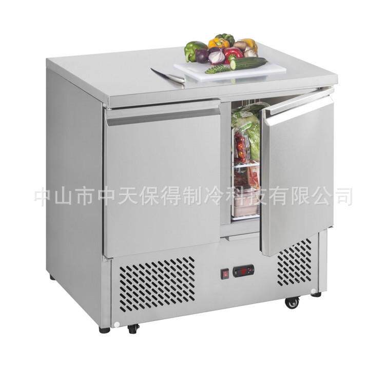 欧款不锈钢冷藏工作台商用冰箱操作台制冷冻卧式冰柜