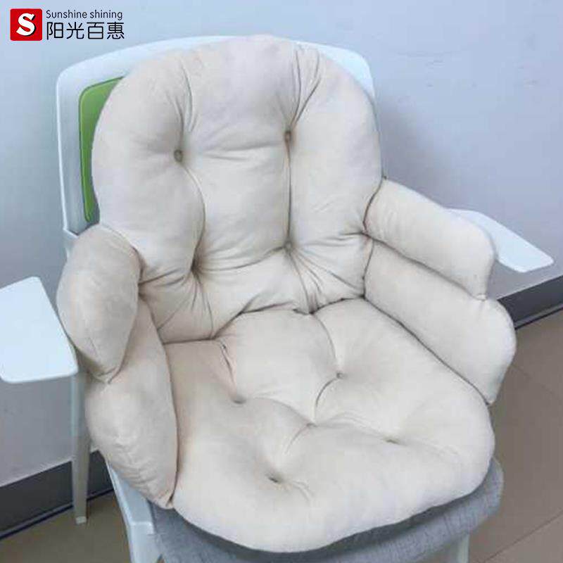 正品坐垫靠背一体办公室久椅垫学生餐子椅座凳子腰靠垫屁股冬天季