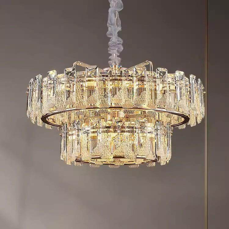2025新款客厅吊灯高端大气水晶餐厅卧室主灯设计师别墅水晶灯