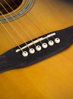 40寸椴木吉他初学者入练习u琴民谣吉他gitar学木生成人吉他门40寸