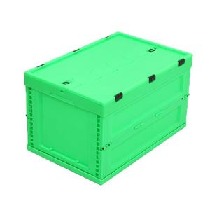 绿色塑料折叠P箱蔬菜水果料折叠箱PSTP新折叠箱大型折叠转式 塑料