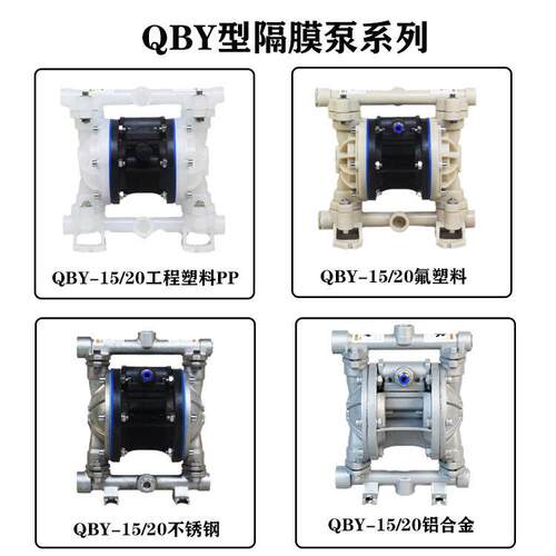 Q钢BYQ泵BK气动隔膜铝金工程塑料P合P不锈铸铁溶剂压滤机污QBY水