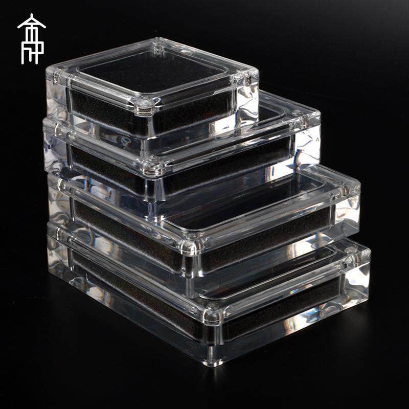 源头工厂亚克力饰品展示盒子透明多功能磁铁天地盖收纳首饰包装盒