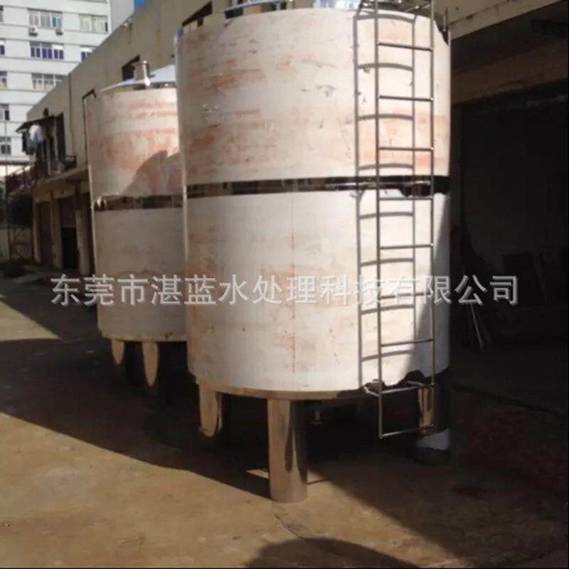 厂家直销不锈钢水箱10T圆形不锈钢纯水箱厂家水处理储水罐