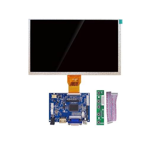9寸高清IPS 450高亮度HDMI/VGA/CVBS 电脑显示屏工控树莓派显示屏