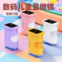 New children's microscope outdoor exploration handheld portable bacterial science education toy electronic magnifying glass thumbnail 5