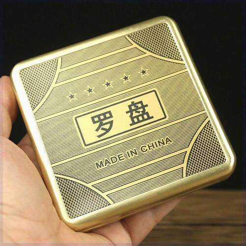 罗盘罗经仪开户外罗盘寻龙诀指南针随身携带地质小翻盖高精度专业