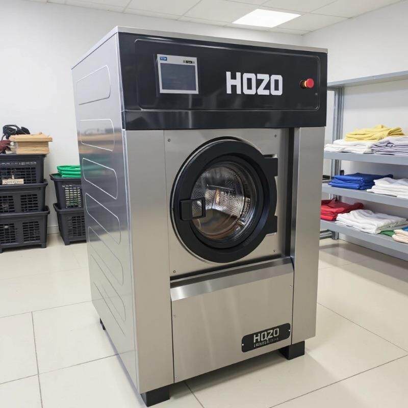 上海洗衣机烘干机源头工厂25kg商用洗脱机触摸屏电脑控制器电加热
