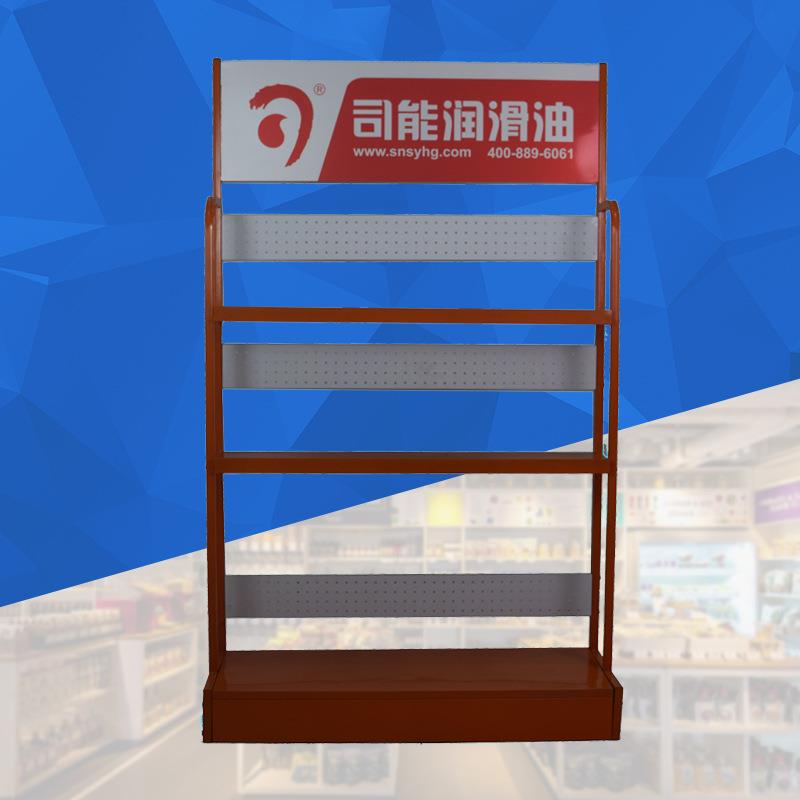 厂家定 制机油展示架金属货架 汽车用品陈列架单面金属货架