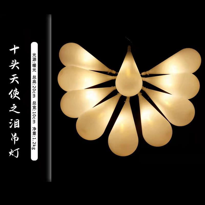 婚庆新款吊灯装饰十头天使之泪吊灯婚礼场景布置道具装饰挂灯灯具