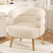 873网红BOBO休闲单椅客厅人座椅懒梳人沙发椅卧室衣妆帽间化妆椅