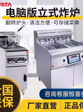 佳斯特双缸四筛立式油炸锅炸炉炸鸡餐饮店用大容量商用双缸电炸炉