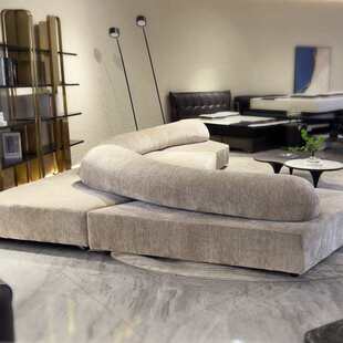 意式岩石沙发大平层异形模块转角客厅轻奢个性布艺沙发组合