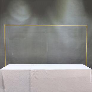 外贸婚礼桌架可调节桌杆支架铁艺带夹桌面拱门节庆宴会派对装 饰架