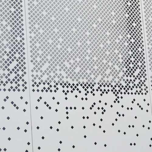 铝合金装饰冲孔板天台走廊遮挡安全防护洞洞网镂空穿孔铝单板围栏