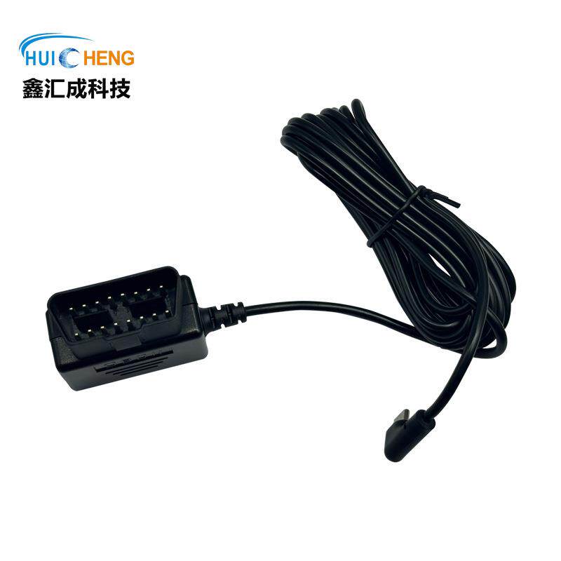 外贸出口OBD-ACC抵压保护取电器专用车充线汽车载OBD充电线厂家