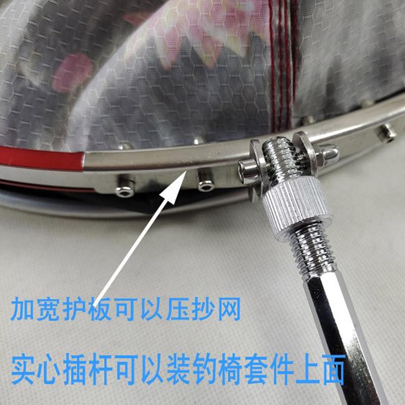 新款直销飞磕鱼护大力马双线球拍线双线鲤鱼护硬线不锈钢黑坑渔护