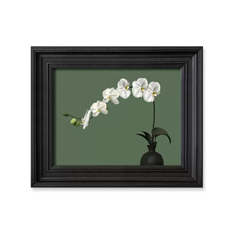 《蝴蝶兰》中古风电表箱装饰画餐厅配电箱遮挡电源盒推拉翻盖挂画