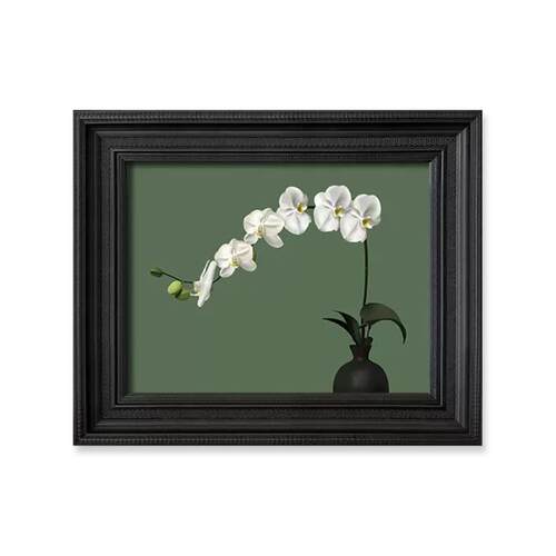 《蝴蝶兰》中古风电表箱装饰画餐厅配电箱遮挡电源盒推拉翻盖挂画