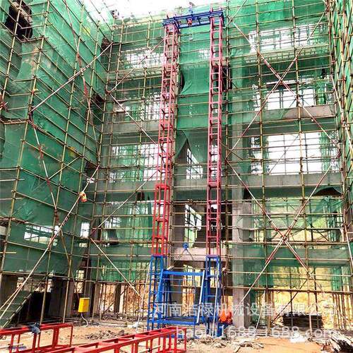 建筑工地用龙门架门架式垂直物料提升机自升式龙门架施工升降机
