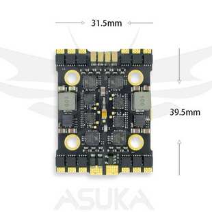 F411 35A 3-6S AIO飞控电调一体板FPV穿越机20x20双BEC黑匣子