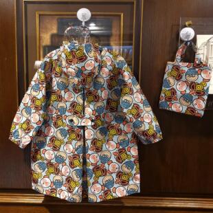 2025速干轻薄透气儿童雨衣防暴雨男女幼儿园防水雨披小学生书包位