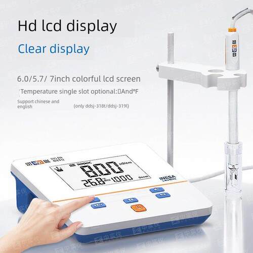 上海磊磁数显台式便携式纯水电导率仪Dds-11A/307/Ddb-303A实验室