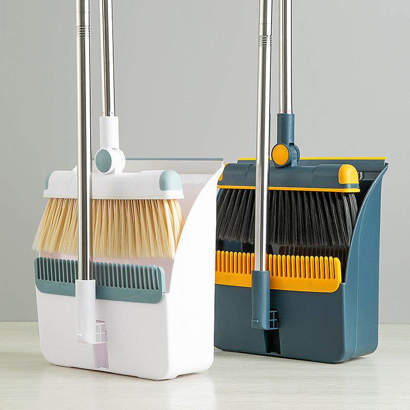 broom dustpan set household soft wool sweeping mop[ cleaning - 实物图