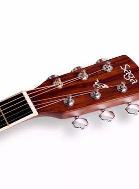 Saga伽吉他SF60C民谣木吉他单初0萨学者男生女生专用面SFSF600700